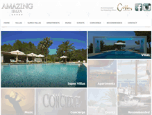 Tablet Screenshot of amazingibiza.com